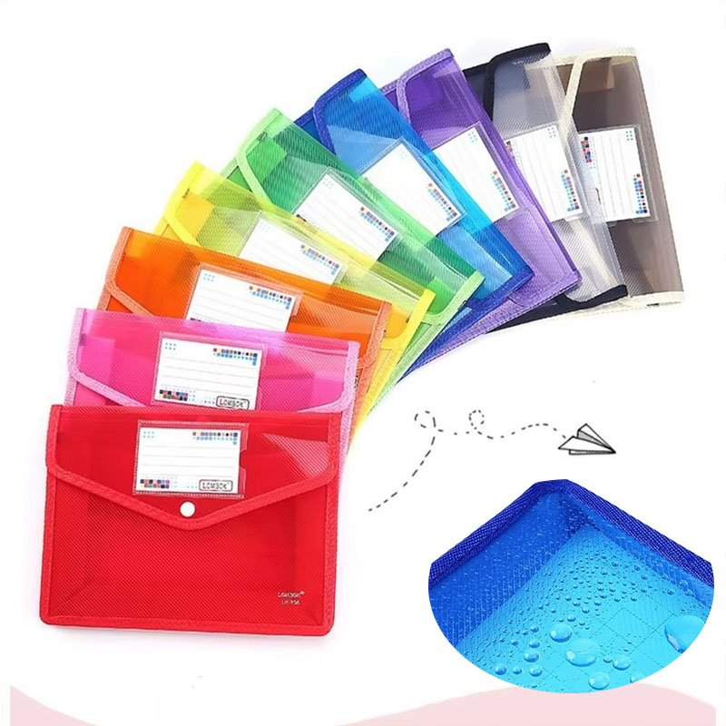 Stationery Supplier - 1-10PCS Waterproof A4 A5 Snap Button