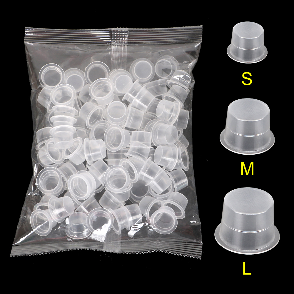100pcs Tattoo Large Medium Sma - đánh giá và giá Calligraphy Ink Bottle
