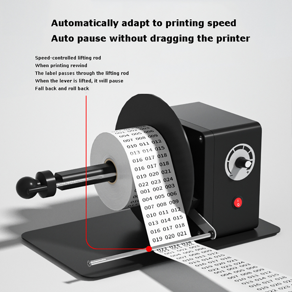 Automatic Label Rewinder Bi-di - đánh giá và giá Sticker Label Roll