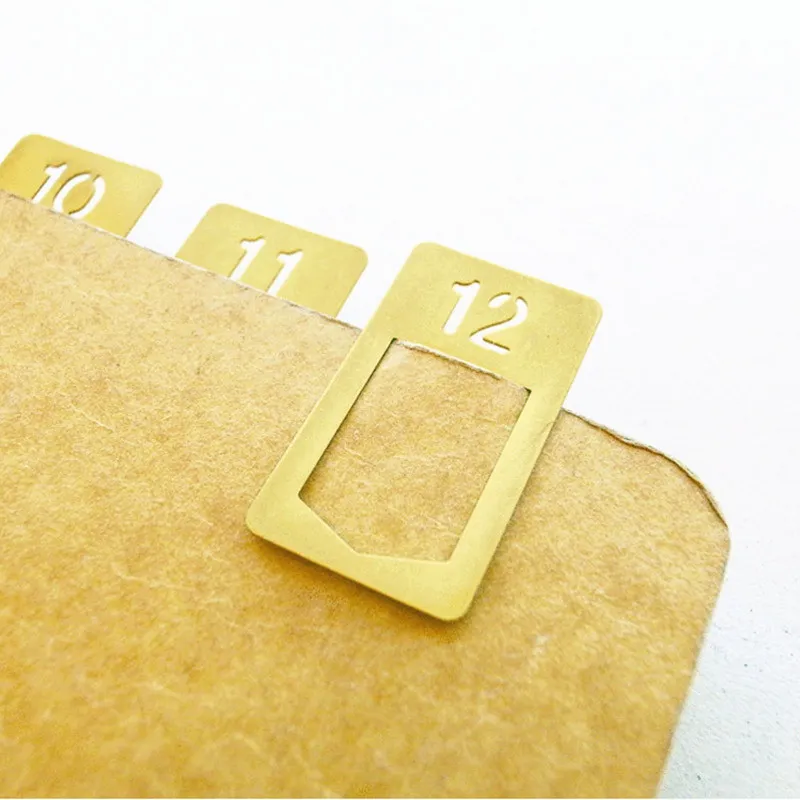 12 Cái/lốc Vintage Đồng Đánh D - đánh giá và giá Stationery Office And School Supply Stores
