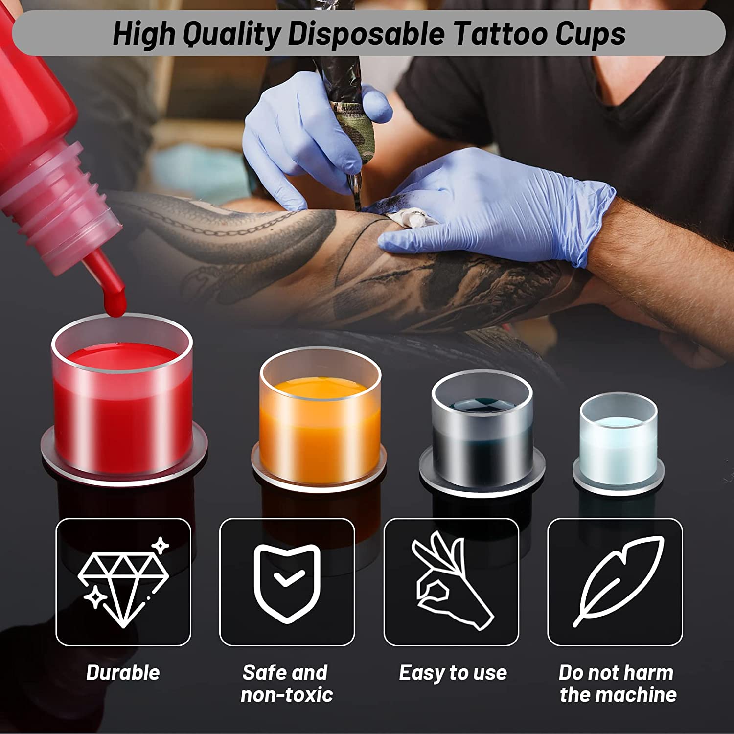 100 Chiếc Dùng Một Lần Mực Xăm - đánh giá và giá Calligraphy Ink Bottle