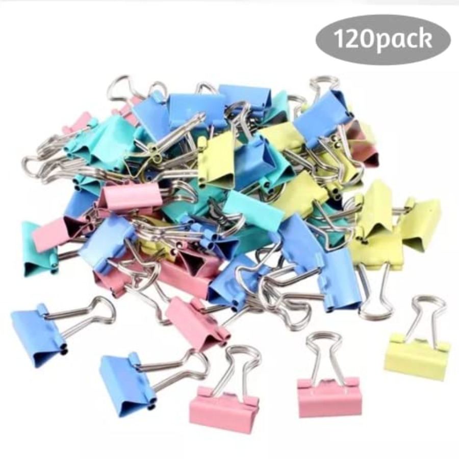 120 Pack Binder Clips 0.75 Inc - đánh giá và giá Binder Clip Assorted