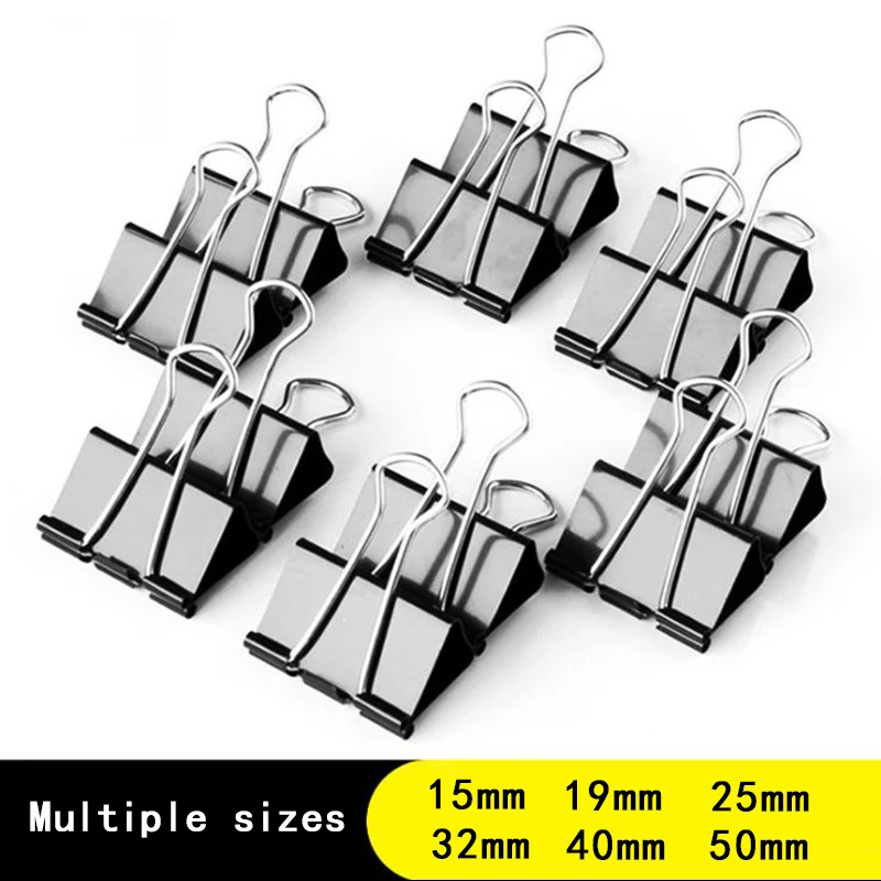 10/20PCS Metal Paper Clip 19 2 - đánh giá và giá Binder Clip Assorted