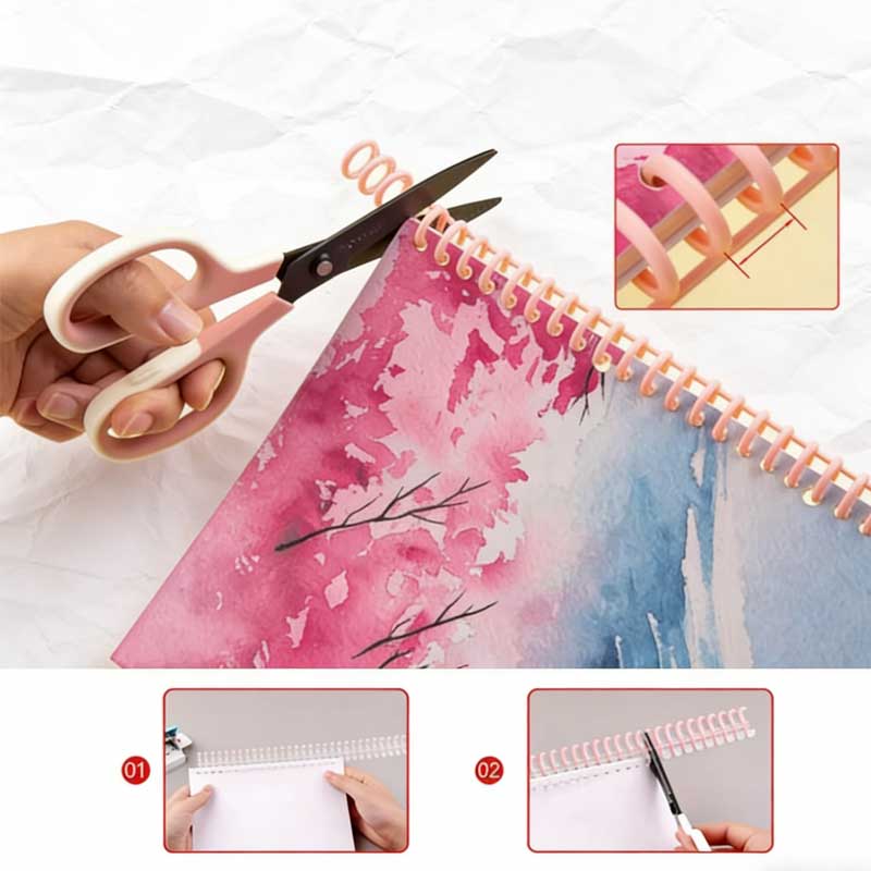 A4 Plastic 30-Hole Loose Leaf  - đánh giá và giá Binding Comb Plastic