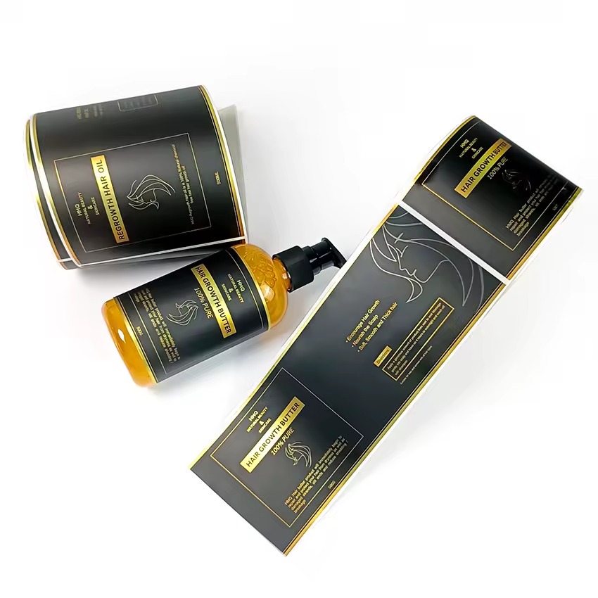 Custom Luxury Gold Foil Vinyl  - đánh giá và giá Sticker Label Roll