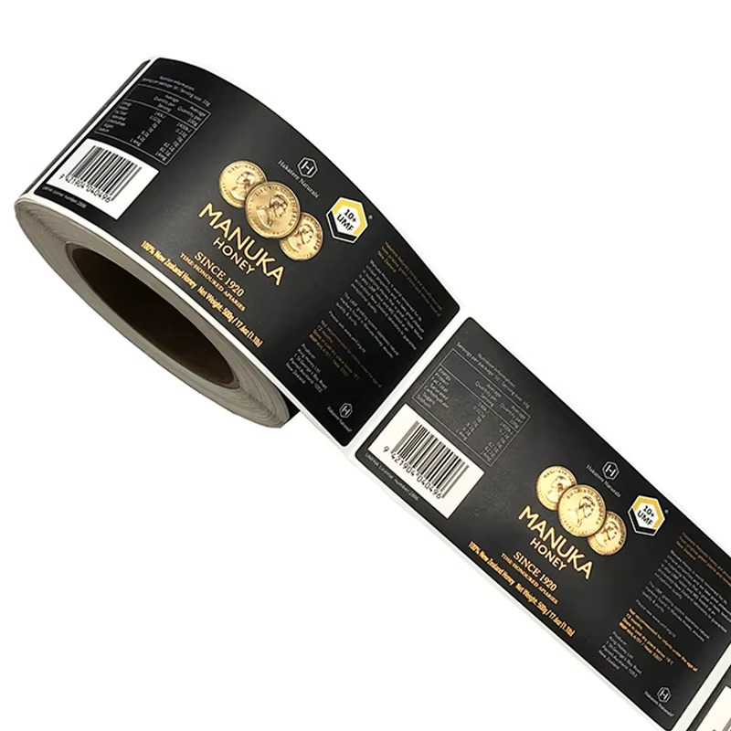 Custom Luxury Gold Foil Vinyl  - đánh giá và giá Sticker Label Roll