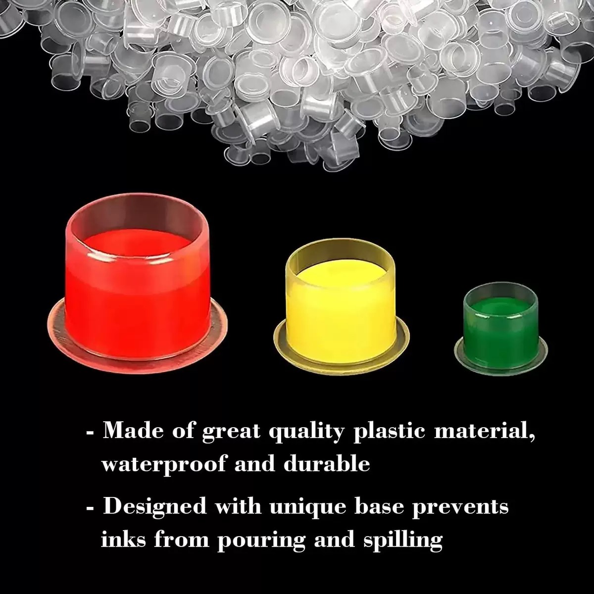 1000/500/100pcs Plastic Tattoo - đánh giá và giá Calligraphy Ink Bottle