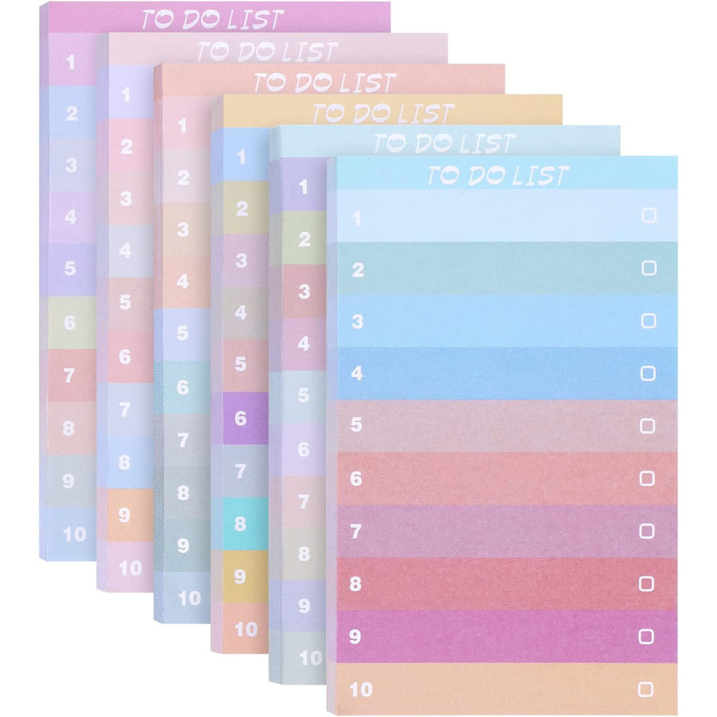 50 Pages Colorful Gradient Sti - đánh giá và giá Office Stationery Supply List
