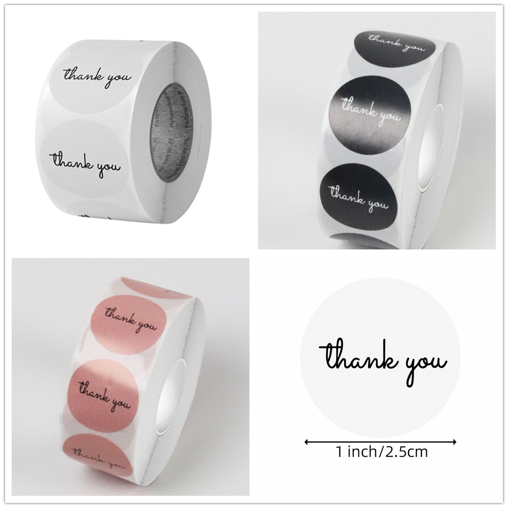 500 Thank You Stickers Roll 25 - đánh giá và giá Sticker Label Roll