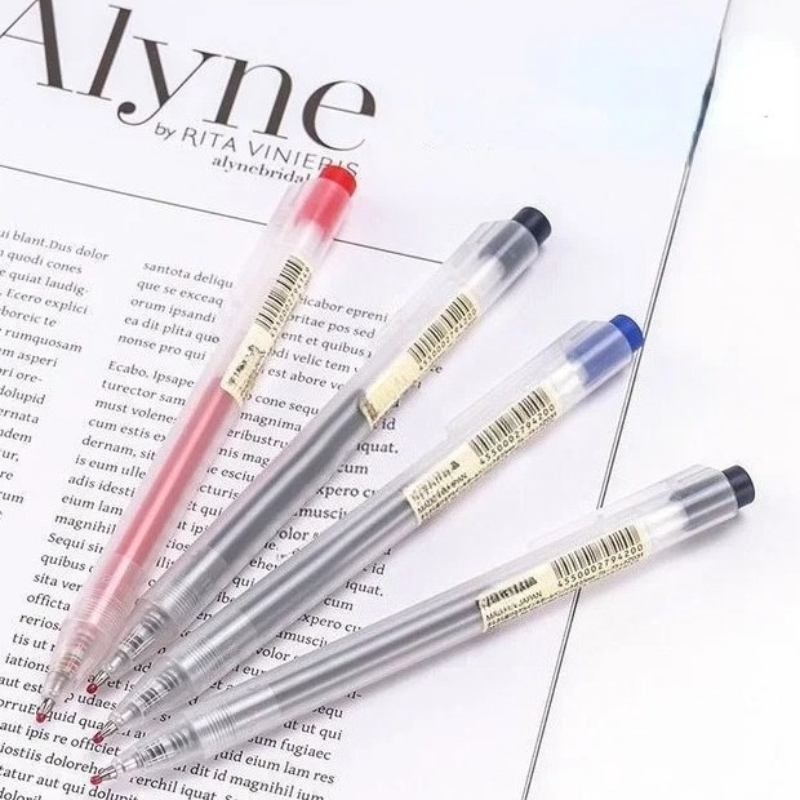 10pcs Press pen refills with 1 - đánh giá và giá Muji Stationery Gel Pen