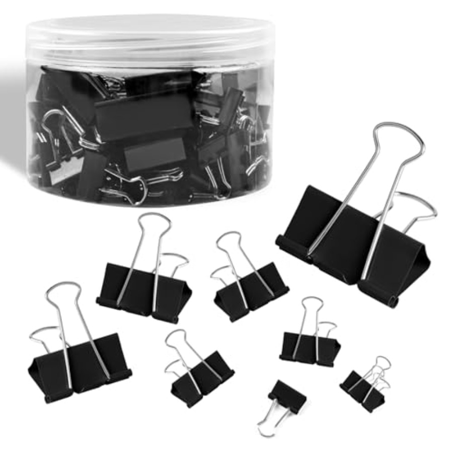 125Pcs Binder Clips Colored, B - đánh giá và giá Binder Clip Assorted