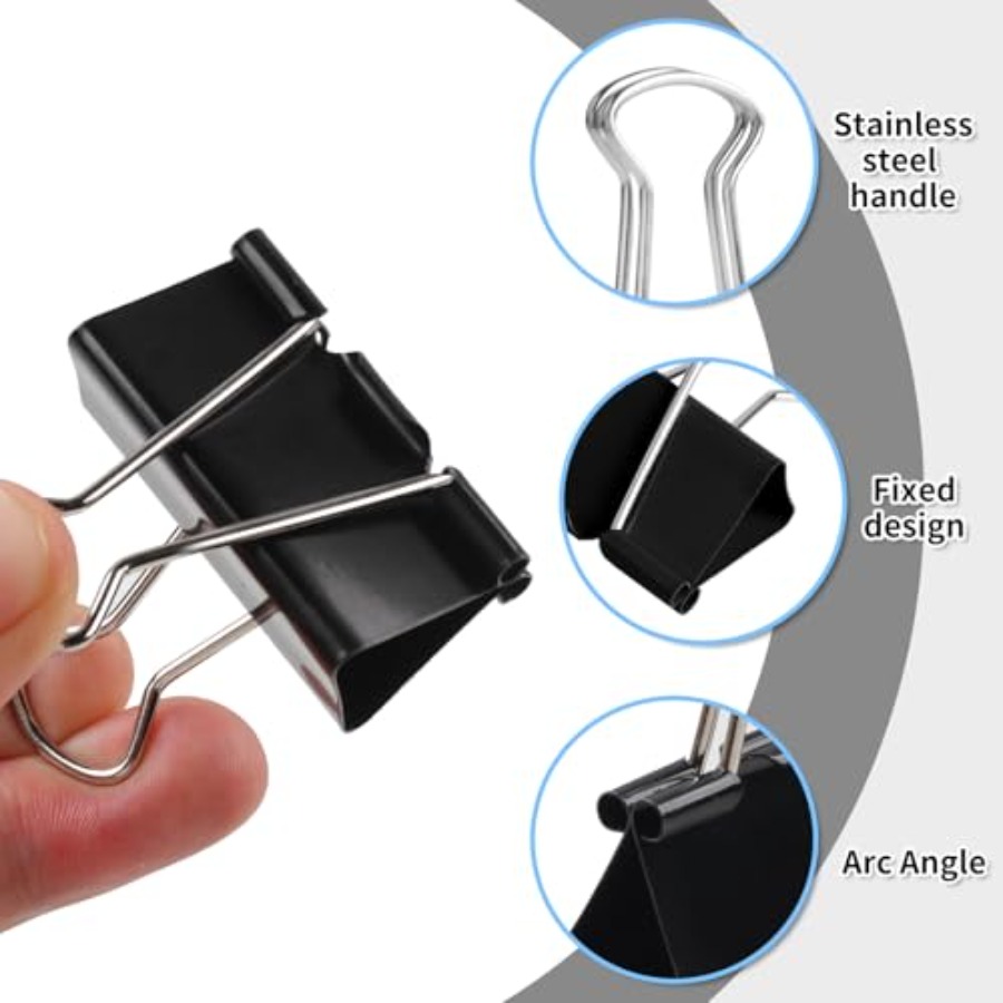 125Pcs Binder Clips Colored, B - đánh giá và giá Binder Clip Assorted