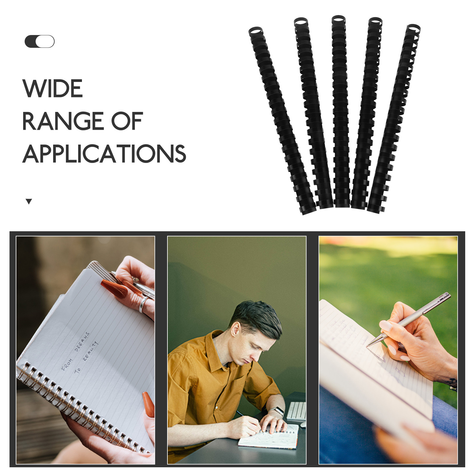 50Pcs Binding Combs 21 Rings P - đánh giá và giá Binding Comb Plastic