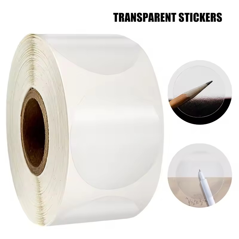 Transparent Circular Sticker S - đánh giá và giá Sticker Label Roll
