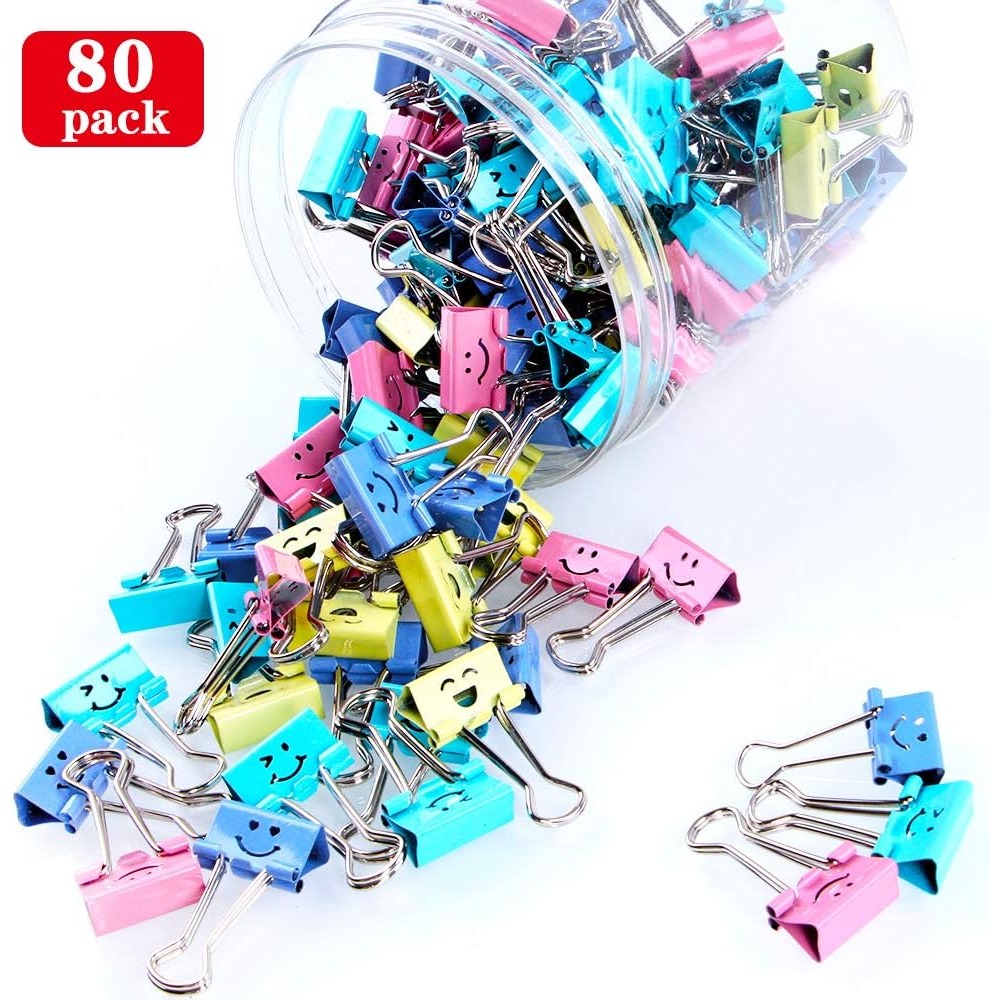 80Pcs Assorted Binder Clips, C - đánh giá và giá Binder Clip Assorted