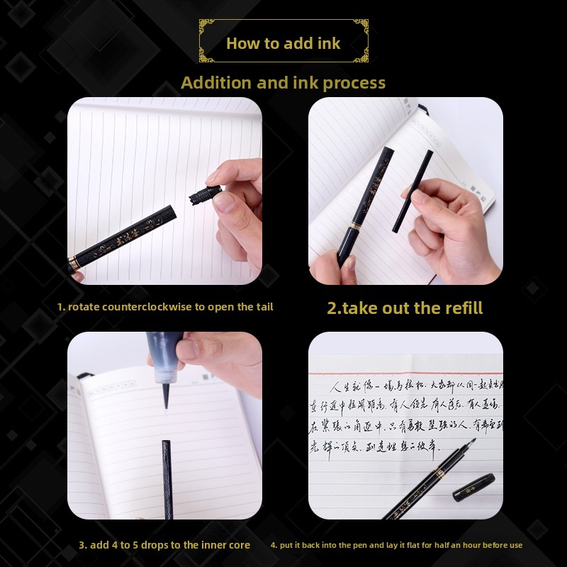 4PCS/SET Calligraphy Art Marke - đánh giá và giá Supply Of Office Stationery