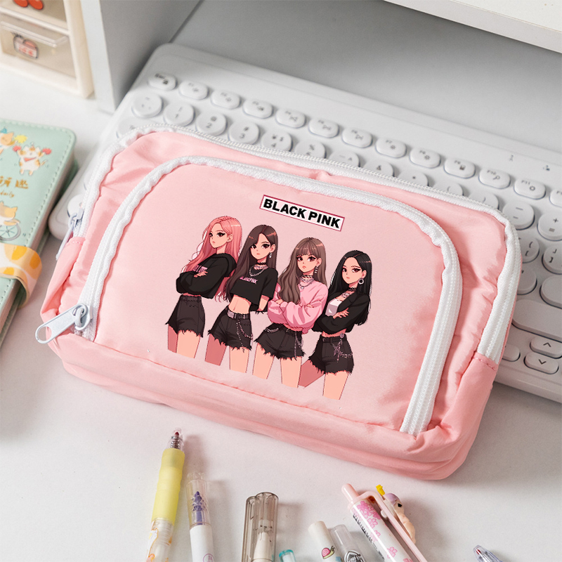BlackPink Large Capacity Canva - đánh giá và giá Stationery Supplier