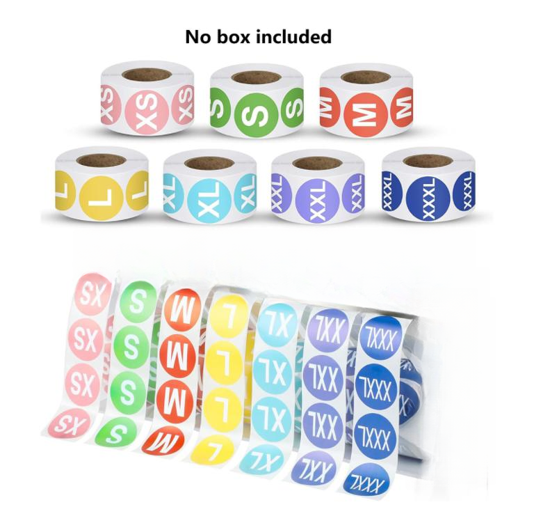 7 Roll 500Pcs Sticker Label Ho - đánh giá và giá Sticker Label Roll
