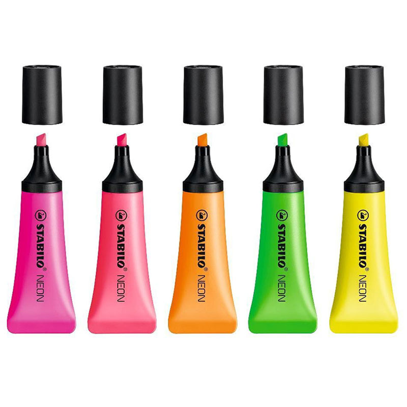 5 STABILO Cao Cấp 72 NEON Dòng - đánh giá và giá Stabilo Marker Boss