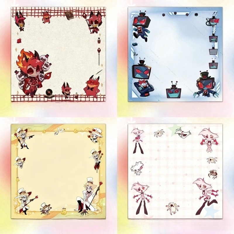 4Pcs Hazbin Hotel Zestial & Al - đánh giá và giá Stationery Warehouse