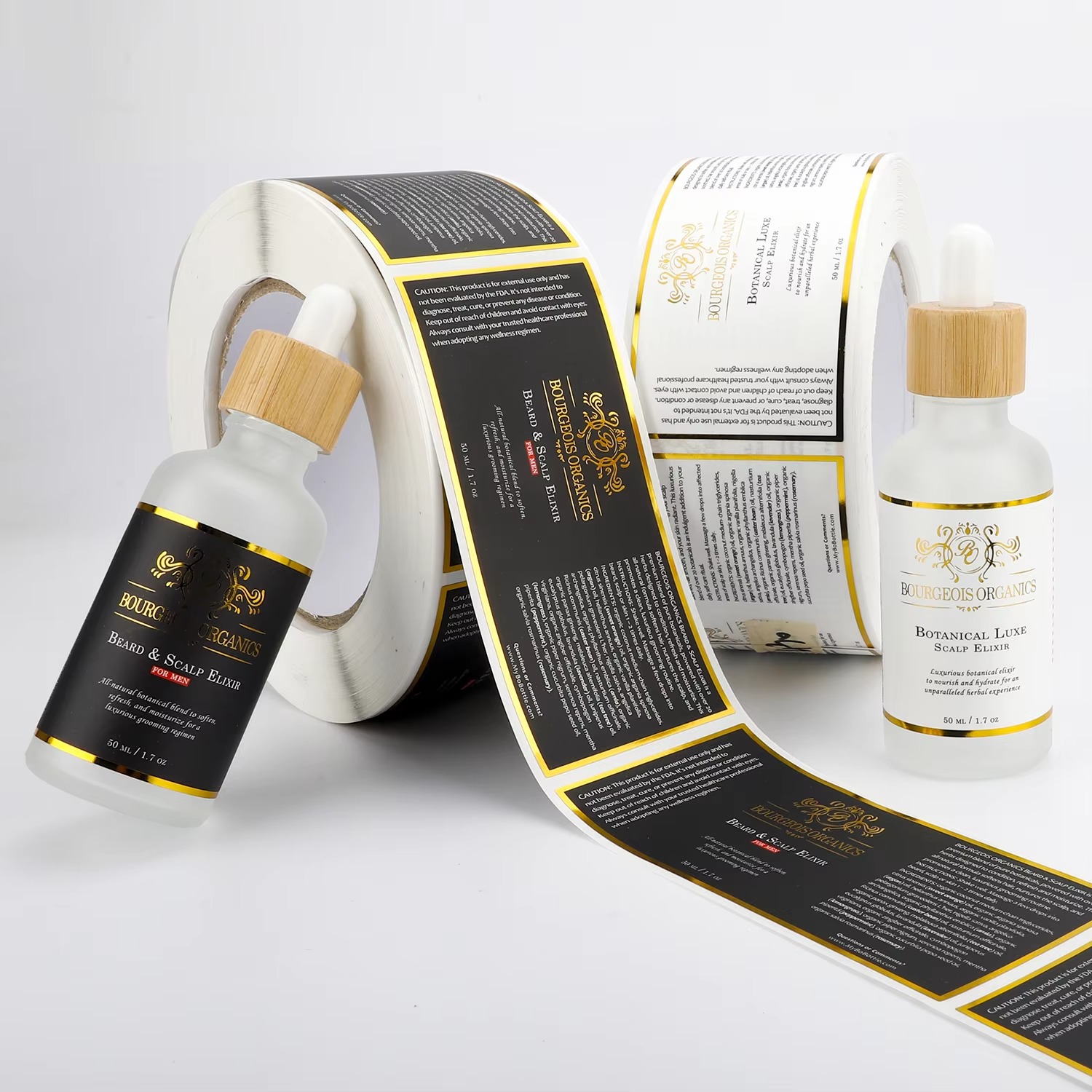 Custom Waterproof | White Viny - đánh giá và giá Sticker Label Roll