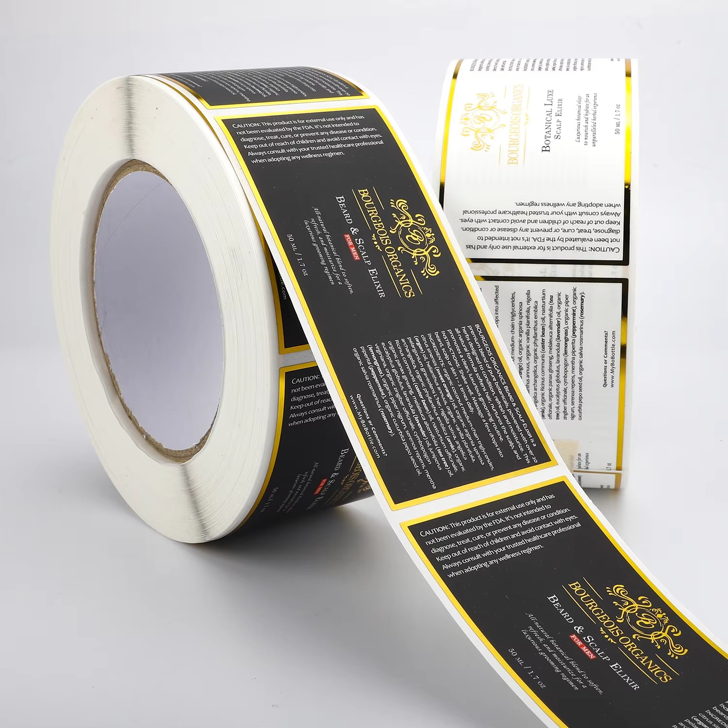 Custom Waterproof | White Viny - đánh giá và giá Sticker Label Roll