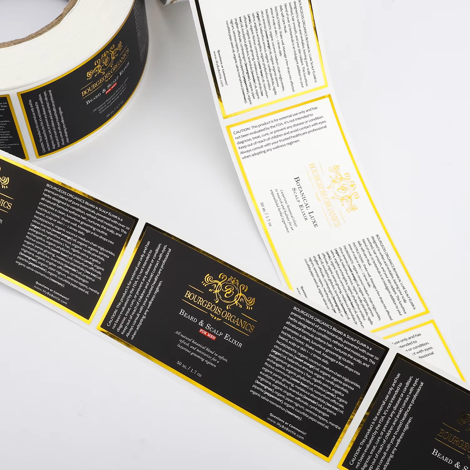 Custom Waterproof | White Viny - đánh giá và giá Sticker Label Roll