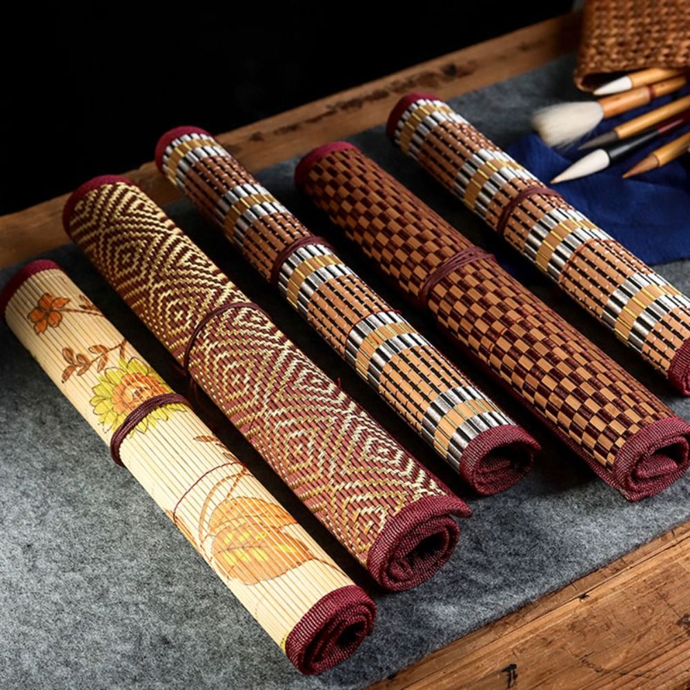 High Quality Bamboo Painting B - đánh giá và giá Pen Pouch Roll