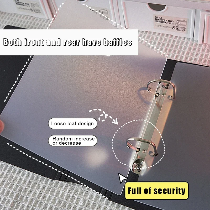 Kawaii A4/A5 Binder Photocard  - đánh giá và giá Binding Comb Plastic
