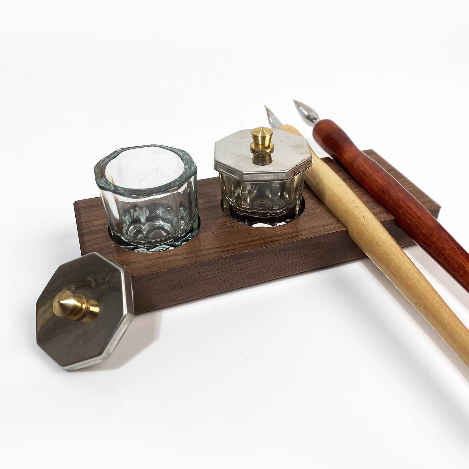 Ink Base Pen Rest Wooden Stand - đánh giá và giá Calligraphy Ink Bottle