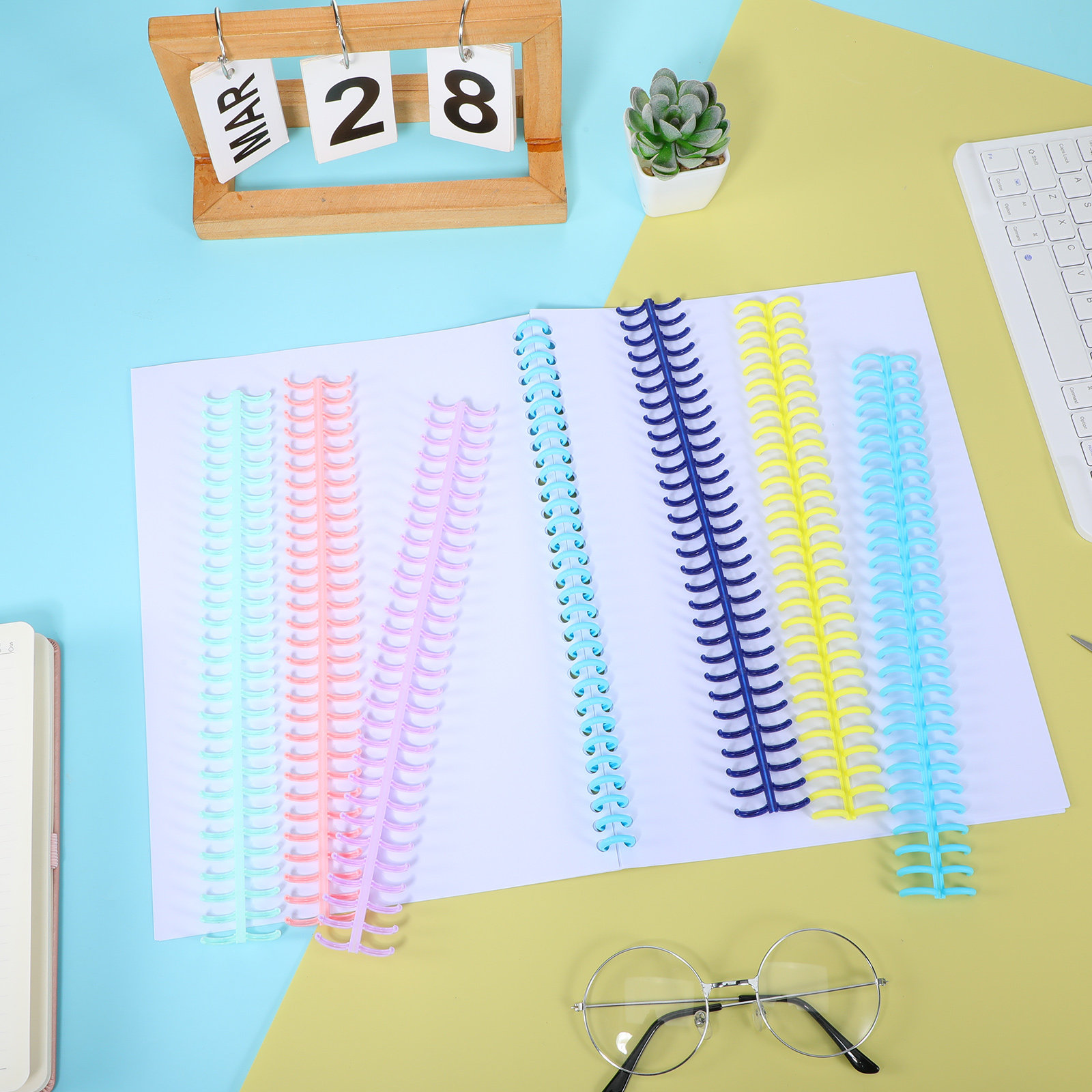 12Pcs Binding Spines Plastic C - đánh giá và giá Binding Comb Plastic