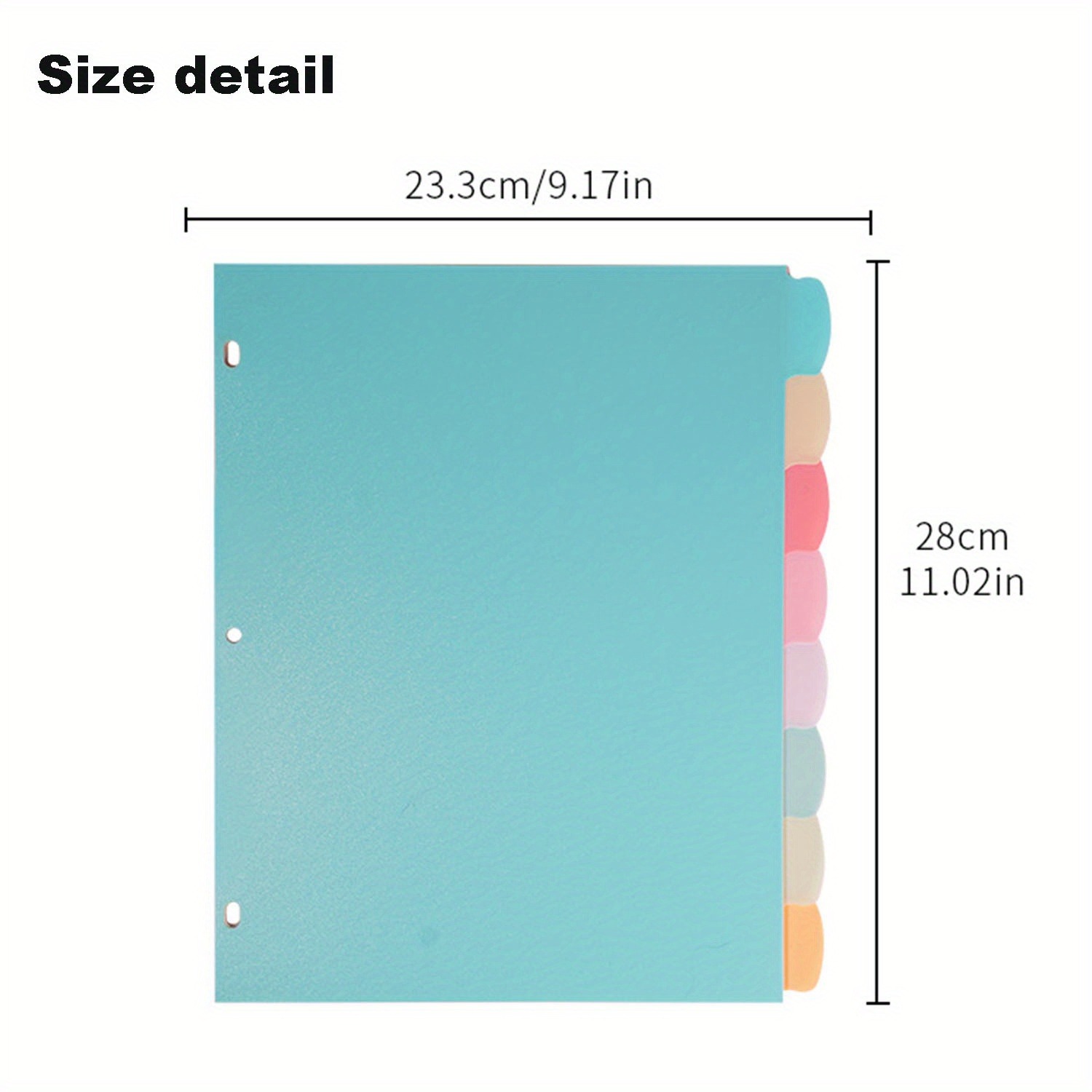 8 Tab Binder Dividers for 3 Ri - đánh giá và giá Paper Punch 3 Hole
