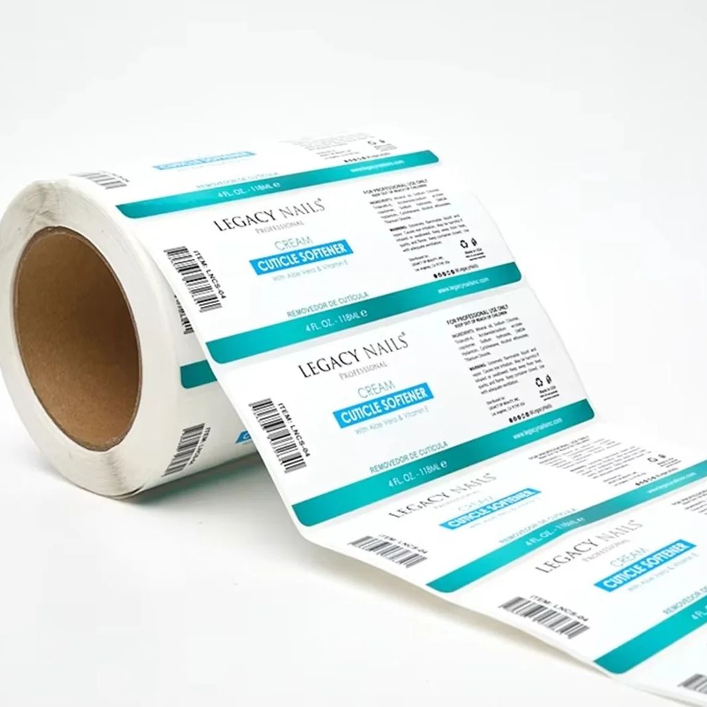 Custom Waterproof Vinyl Label  - đánh giá và giá Sticker Label Roll