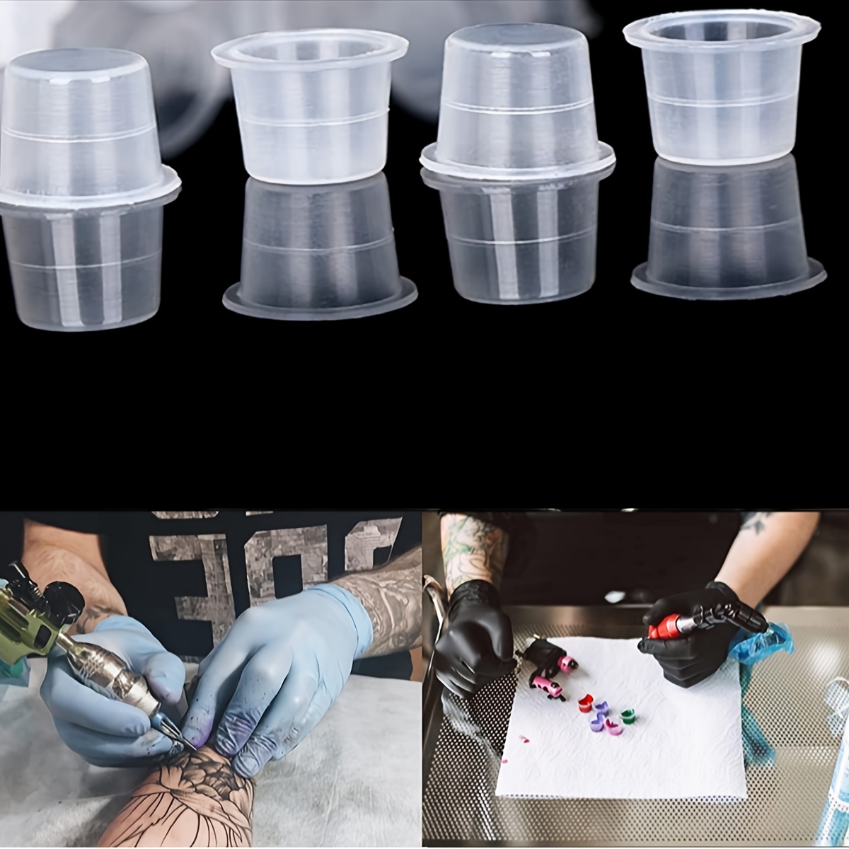 100/1000pcs Tattoo Large Mediu - đánh giá và giá Calligraphy Ink Bottle