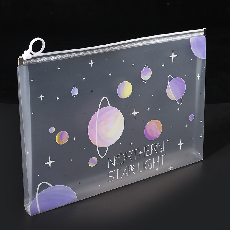 4/12pcs A4 Space Zipper Folder - đánh giá và giá Supply Of Office Stationery