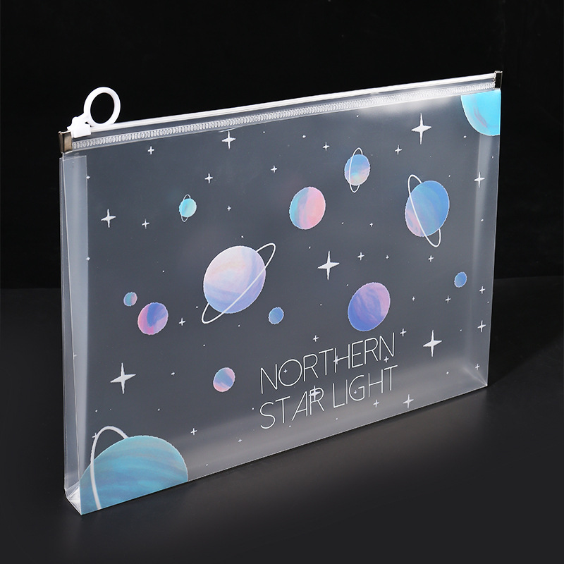 4/12pcs A4 Space Zipper Folder - đánh giá và giá Supply Of Office Stationery