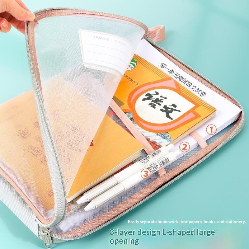 A4 Stationery Storage Bag Doub - đánh giá và giá Supply Of Office Stationery