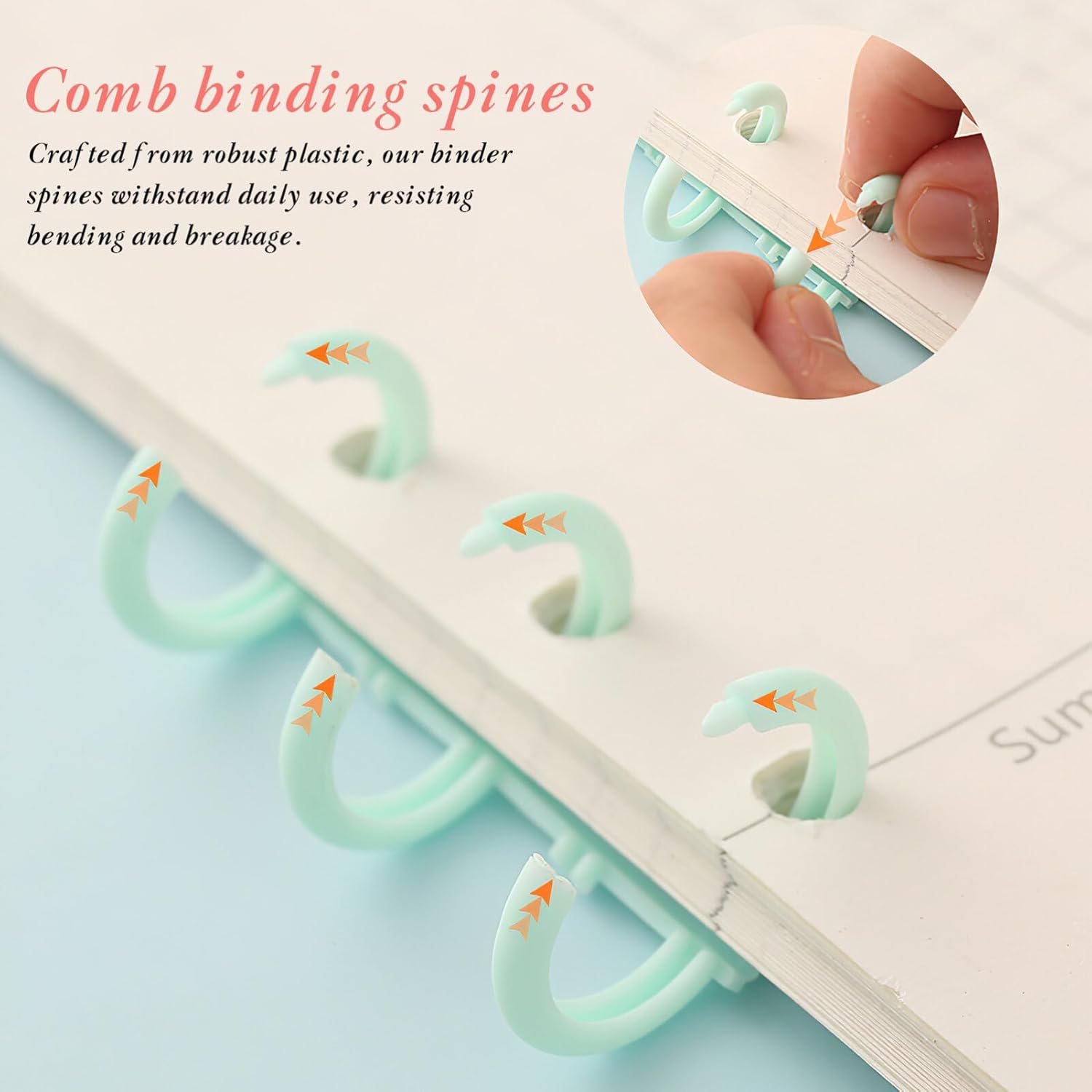 5/10Pcs Comb Binding Spines 30 - đánh giá và giá Binding Comb Plastic